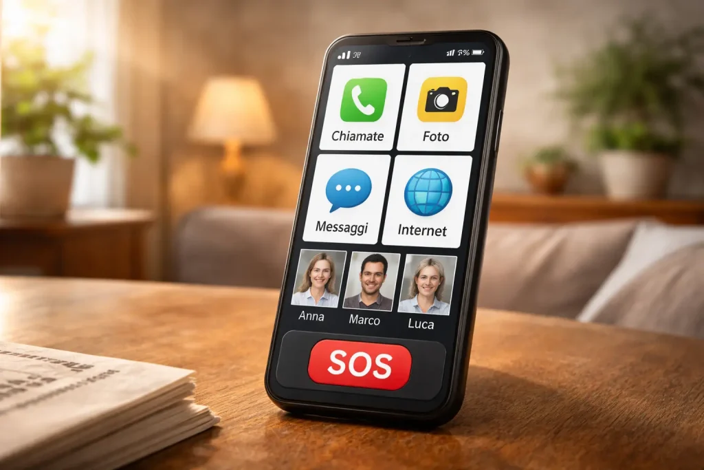 telefono semplice soluzione ai problemi degli anziani con gli smartphone