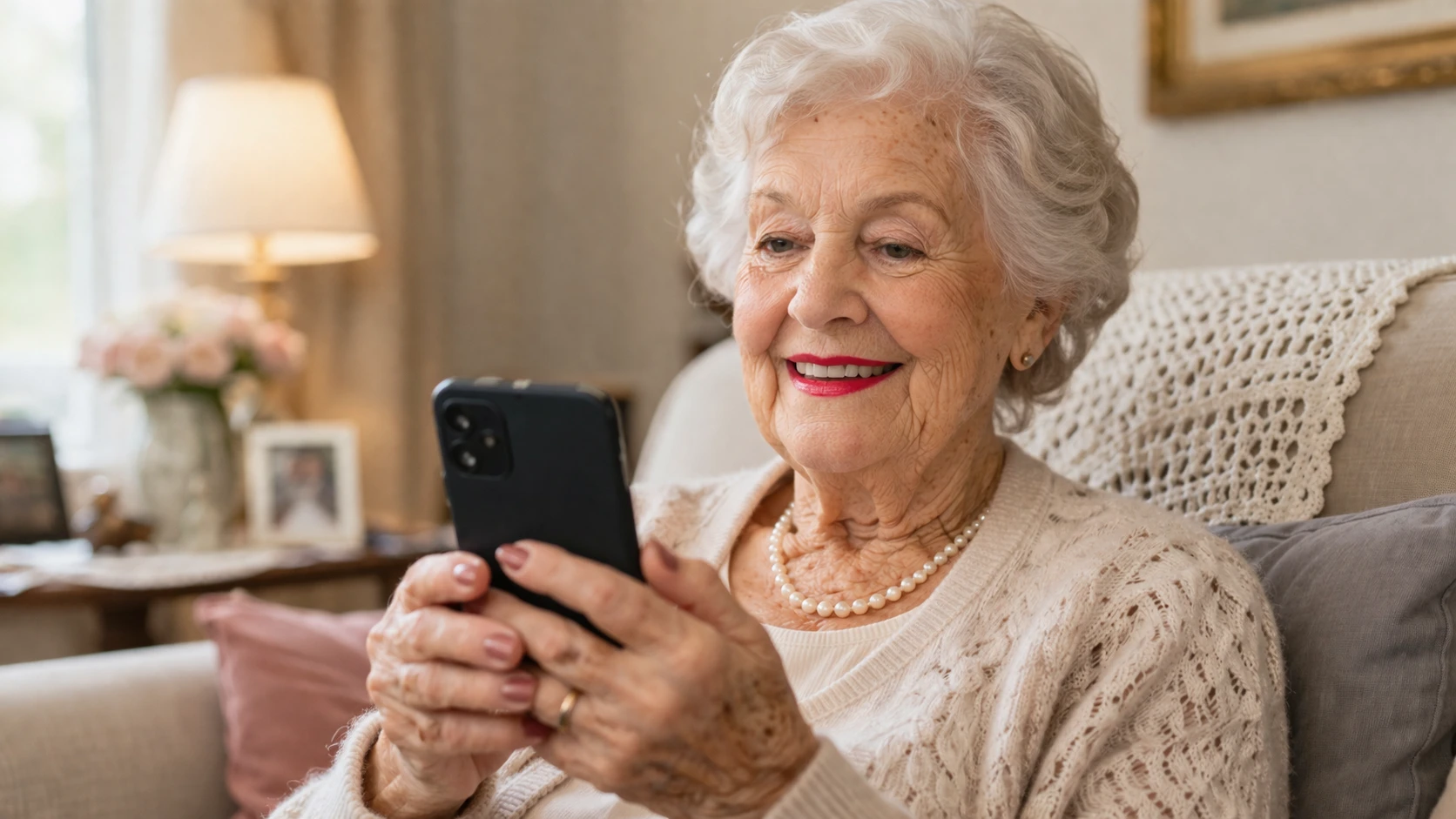 smartphone economico per anziani facile da usare con interfaccia semplice